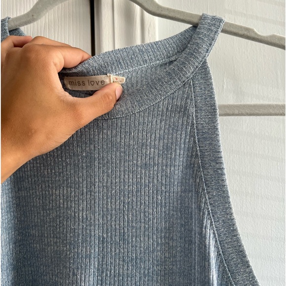 Baby Blue Tank Miss Love - Picture 2 of 2